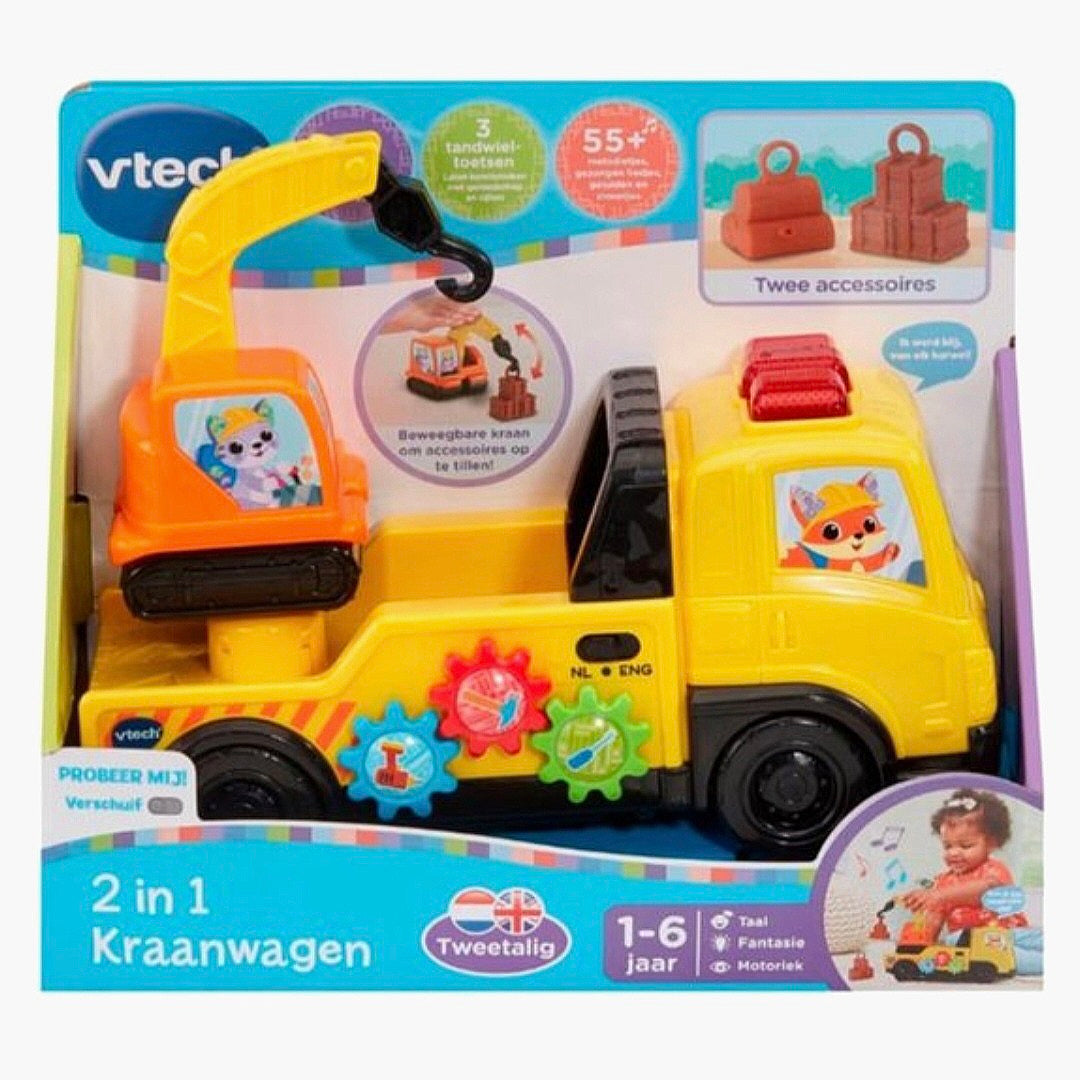 Vtech: Kraanwagen 2 in 1