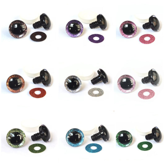 Gekleurde veiligheidsoogjes - Diverse Afmetingen OP=OP