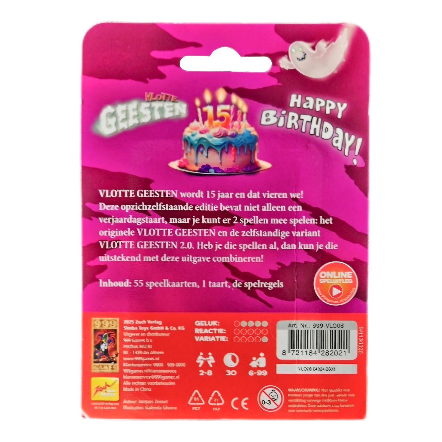 999 games: Vlotte Geesten - Jubileum editie - 15 jaar