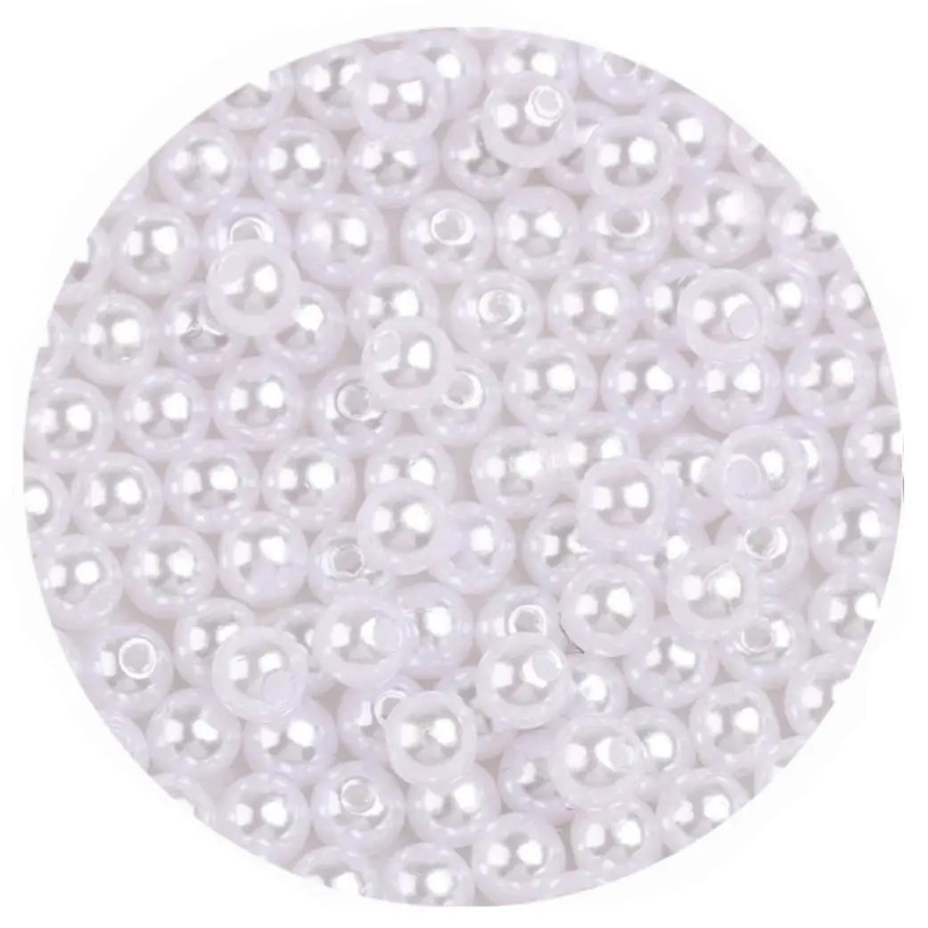 10g Acryl parelkralen 4mm -  Diverse kleuren  -  Multiplaza