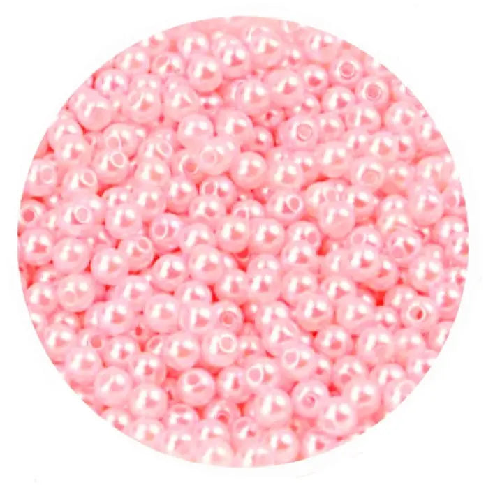 10g Acryl parelkralen 4mm -  Diverse kleuren  -  Multiplaza