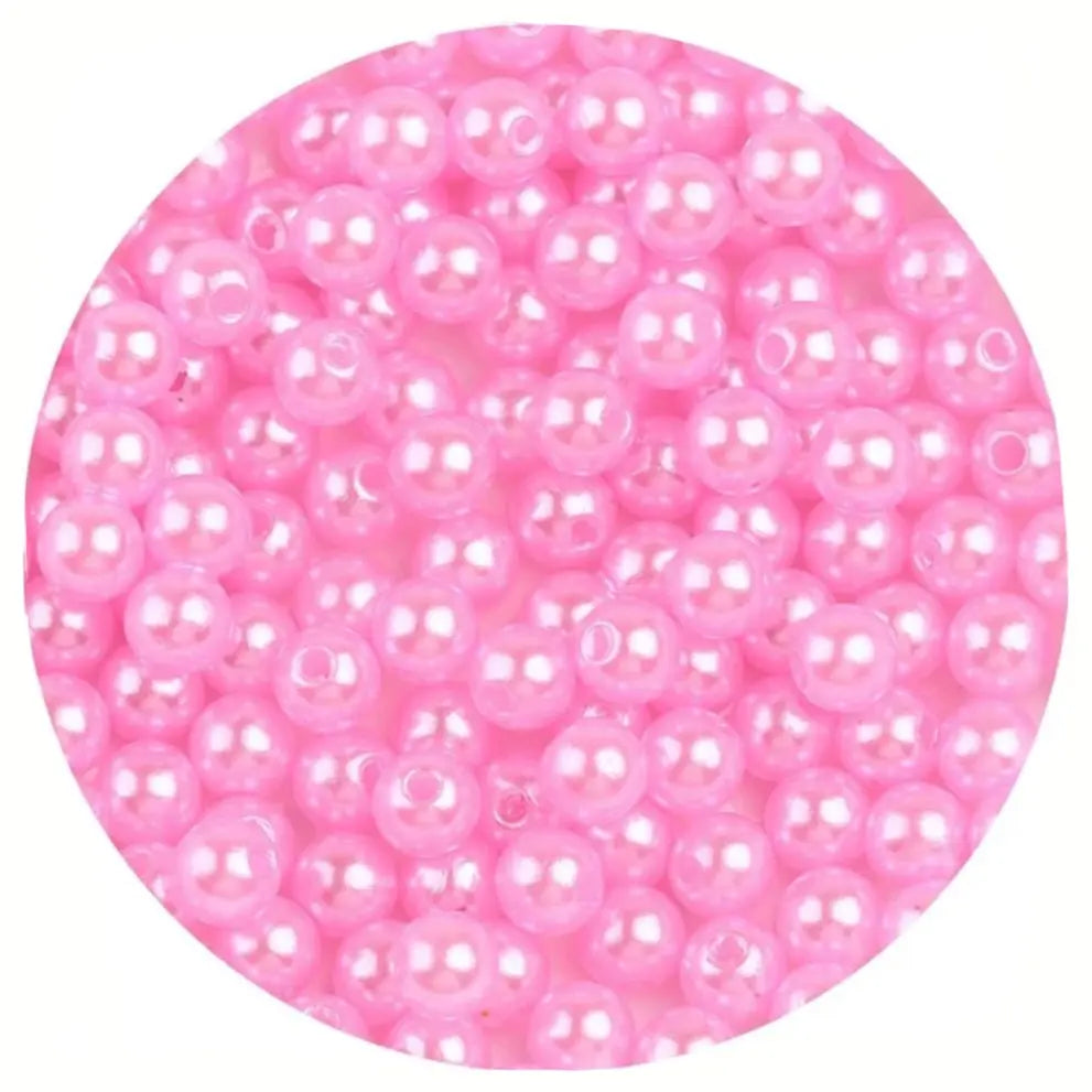 10g Acryl parelkralen 4mm -  Diverse kleuren  -  Multiplaza