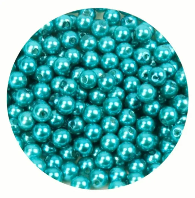 10g Acryl parelkralen 4mm -  Diverse kleuren  -  Multiplaza