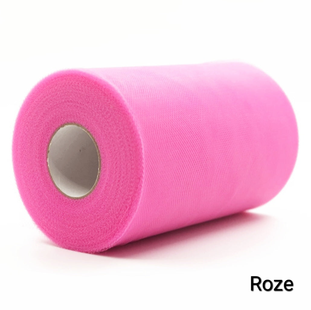 15cm Tule - Prijs per meter  (Diverse kleuren)