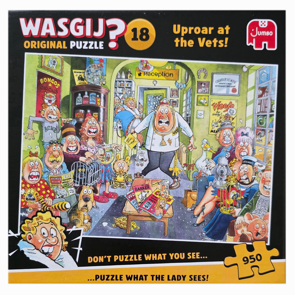 Wasgij 18 Orginal: De Dierenarts - 950