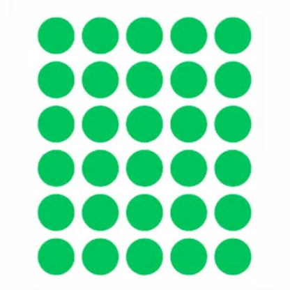 2cm Ronde Etiketten (150 Stuks) - Diverse kleuren  -  Multiplaza