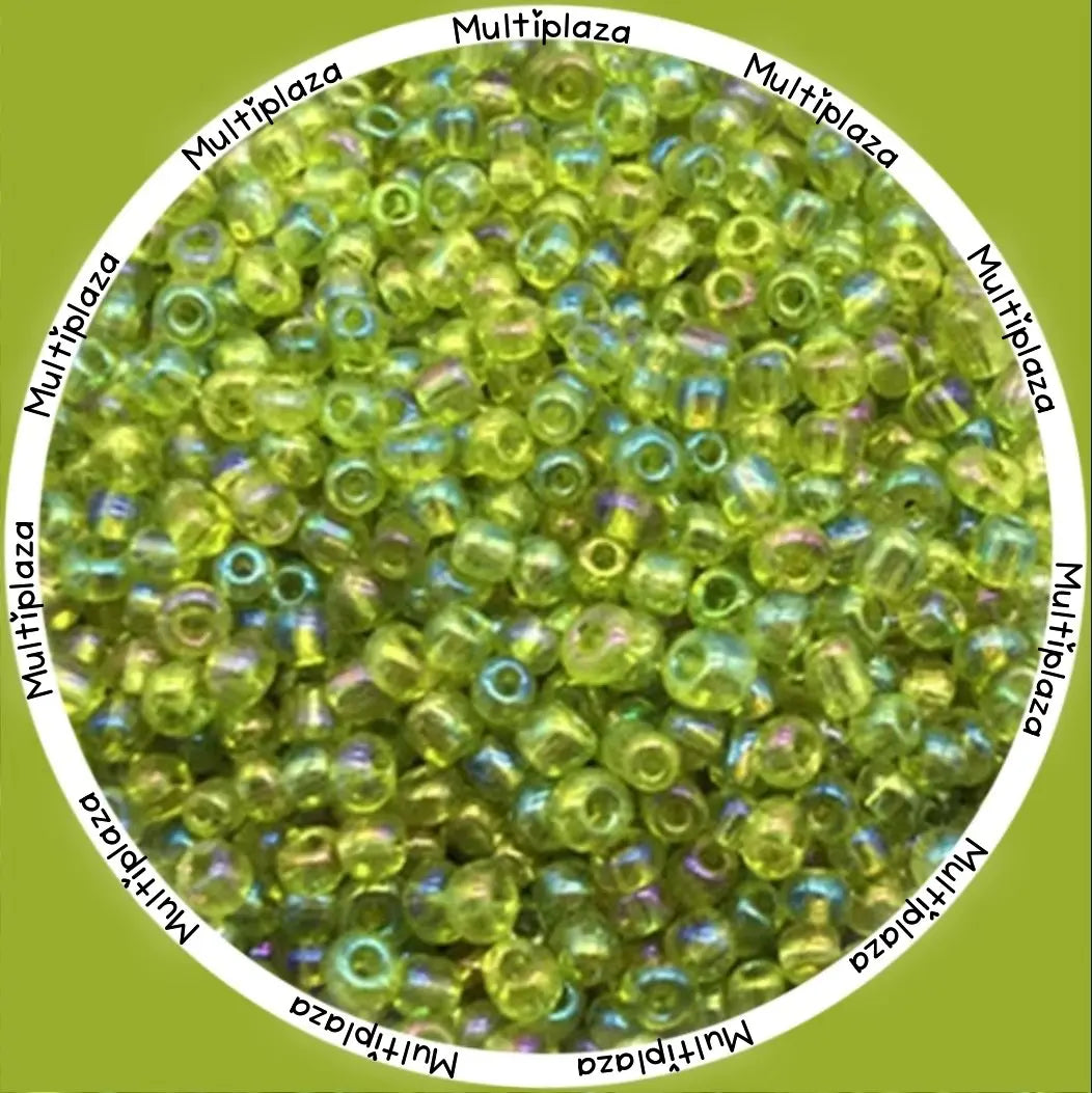 2mm Rocailles glaskralen rainbow kleuren  -  Multiplaza