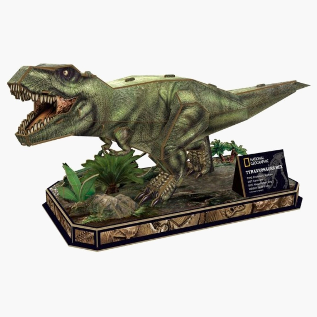 National Geographic: 3D Tyrannosaurus Rex - 52 stukjes