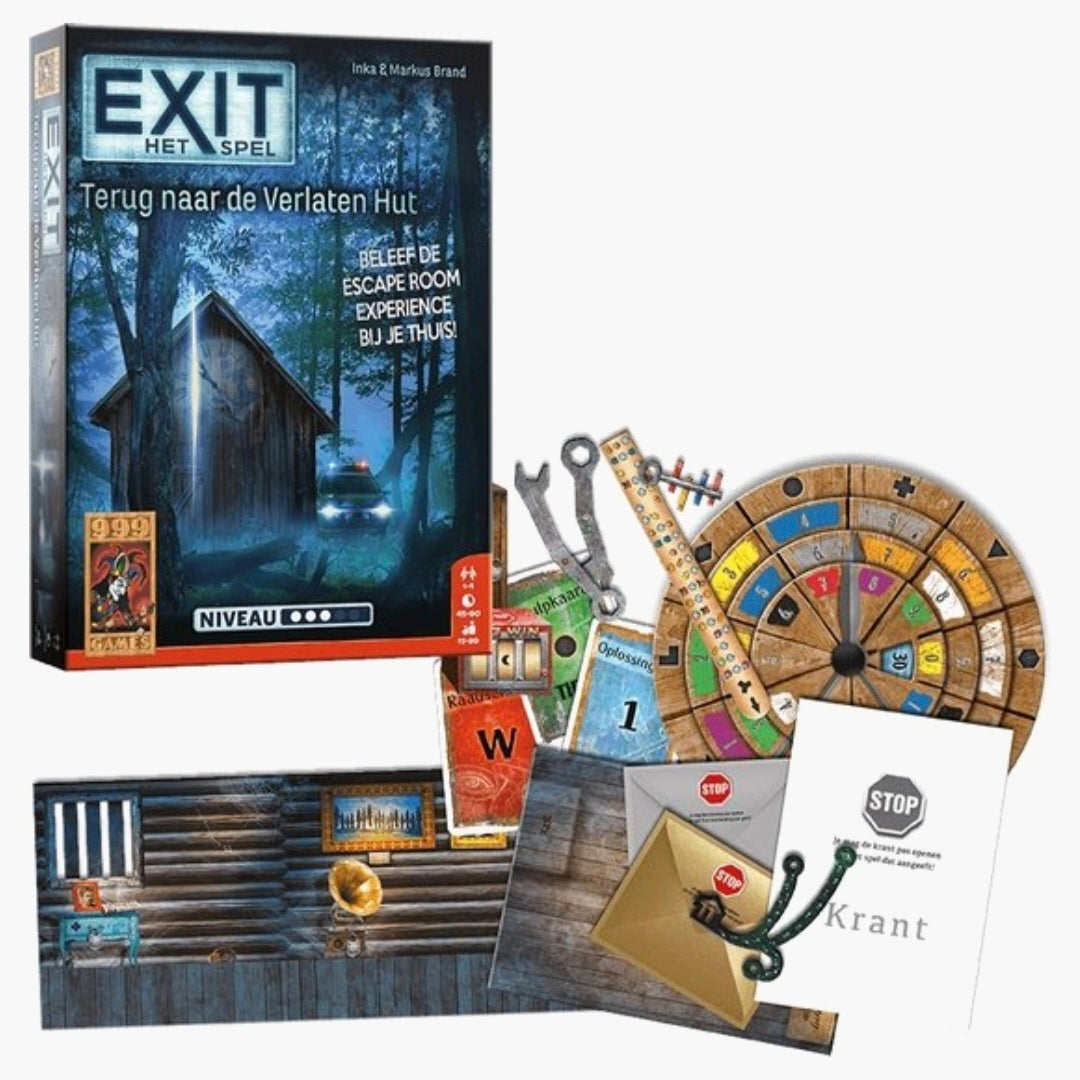 999 games: EXIT - Terug naar de Verlaten Hut (Breinbreker)