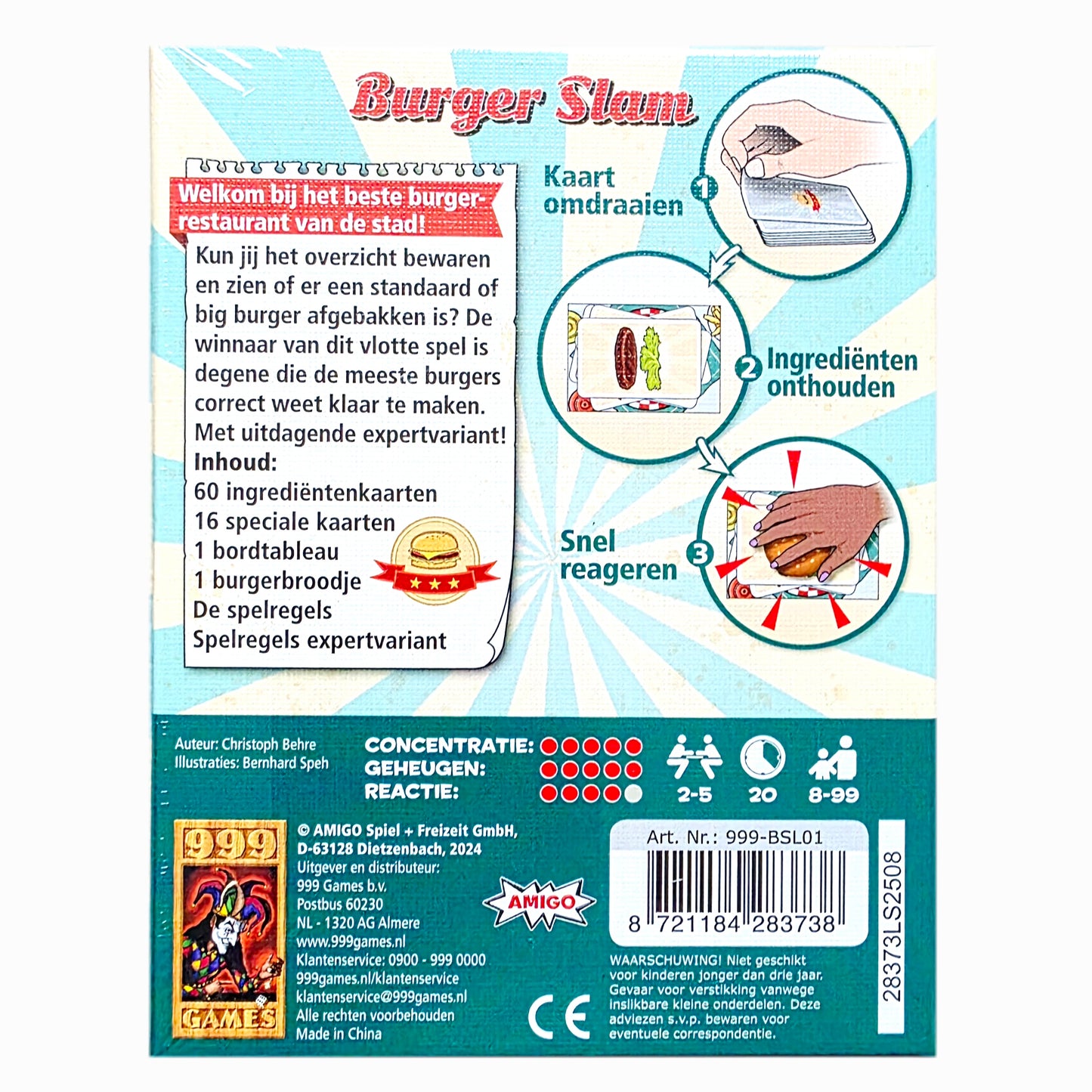 999 Games: Burger Slam