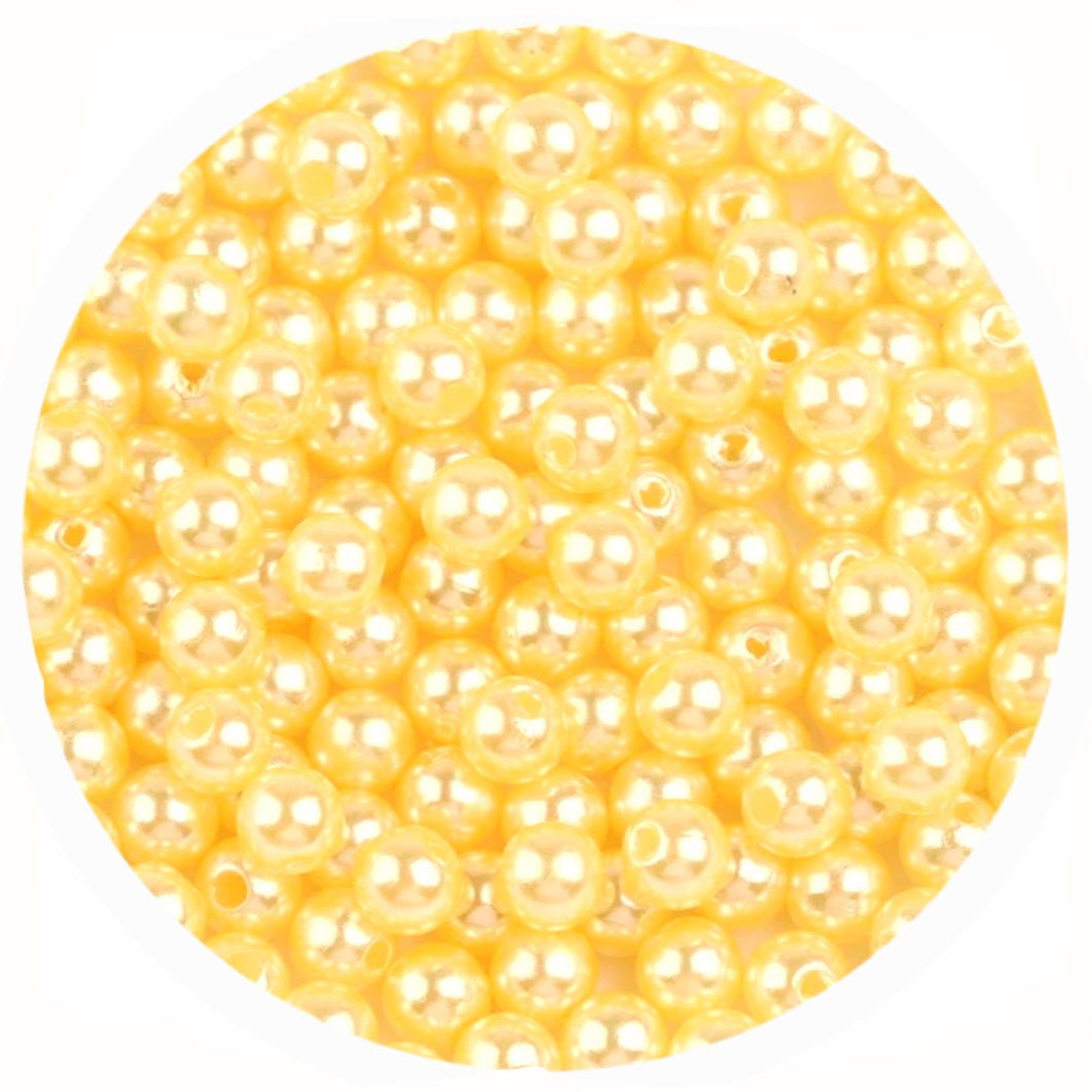 10g Acryl parelkralen 4mm -  Diverse kleuren