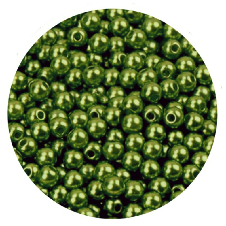 10g Acryl parelkralen 4mm -  Diverse kleuren