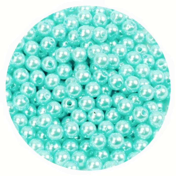 10g Acryl parelkralen 4mm -  Diverse kleuren