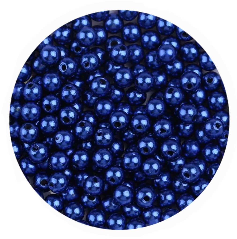 10g Acryl parelkralen 4mm -  Diverse kleuren