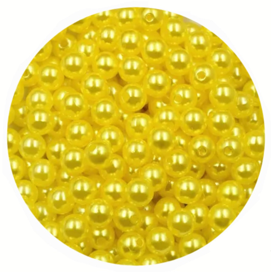 10g Acryl parelkralen 4mm -  Diverse kleuren