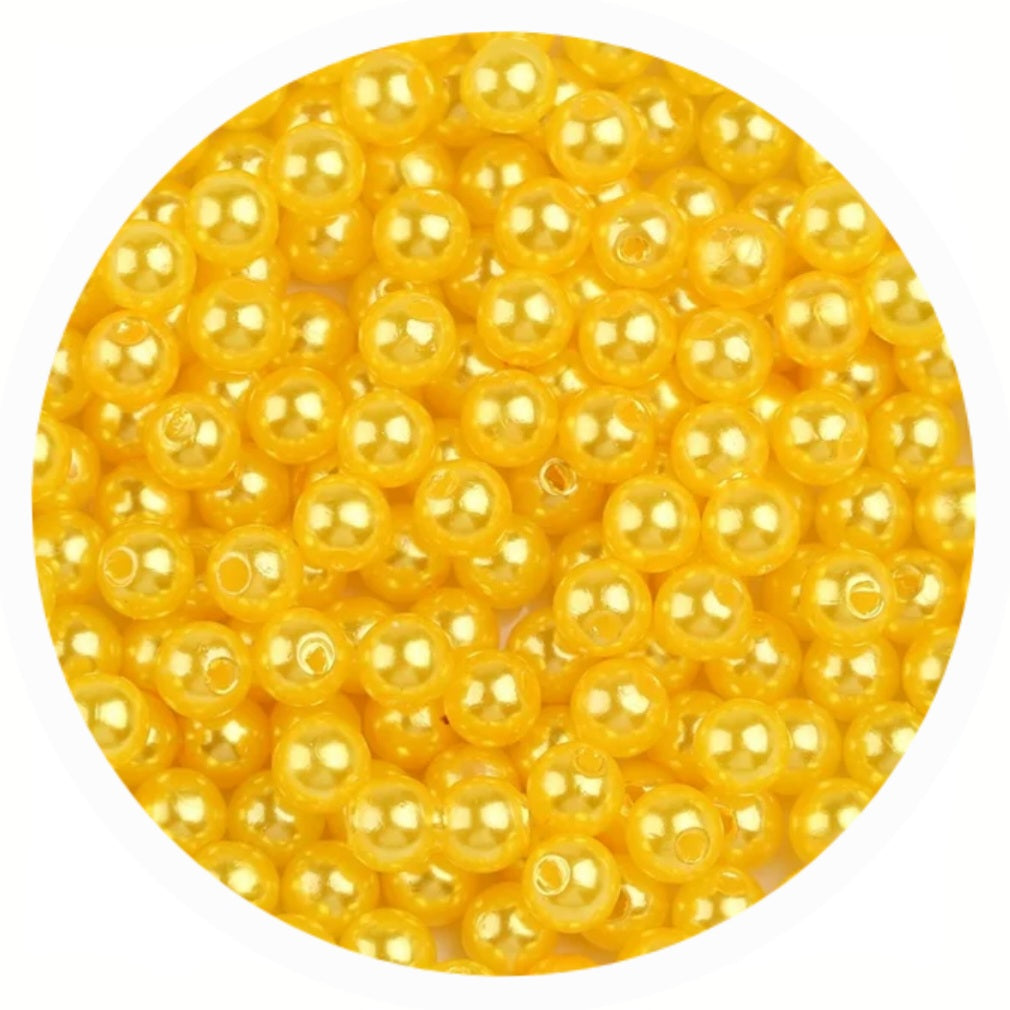 10g Acryl parelkralen 4mm -  Diverse kleuren