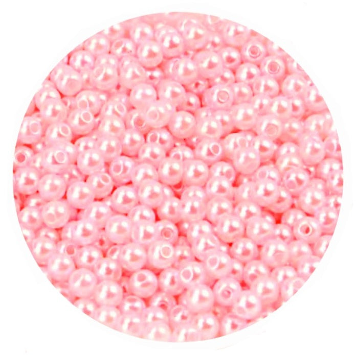 10g Acryl parelkralen 4mm -  Diverse kleuren