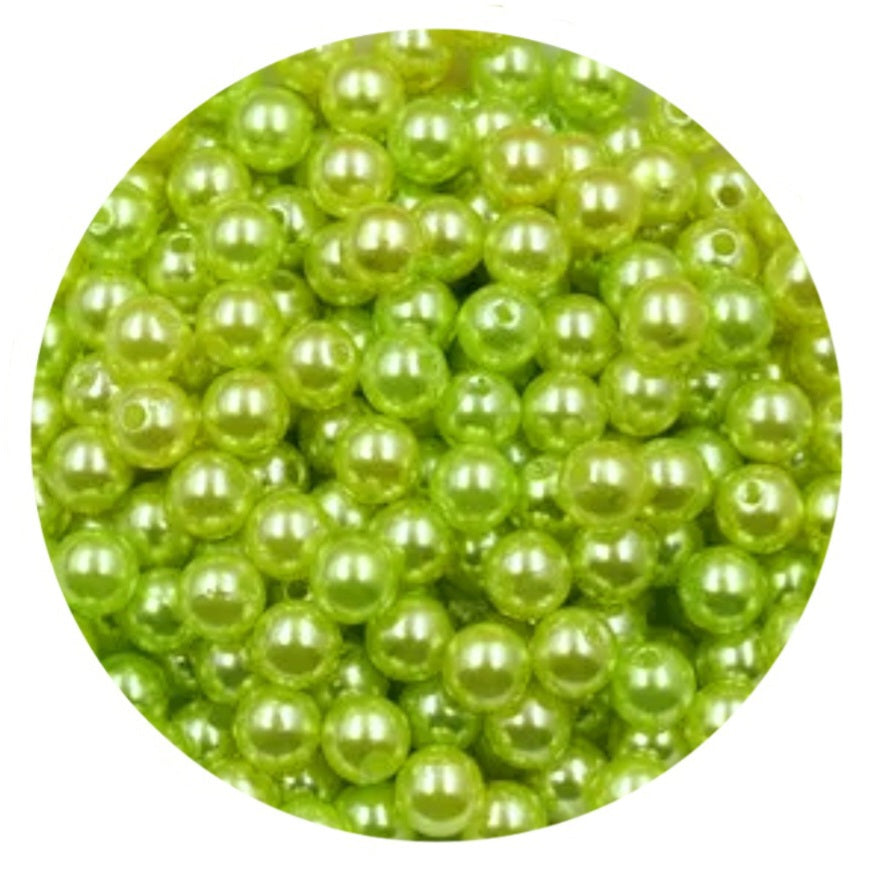 10g Acryl parelkralen 4mm -  Diverse kleuren