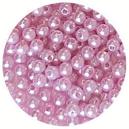 10g Acryl parelkralen 4mm -  Diverse kleuren