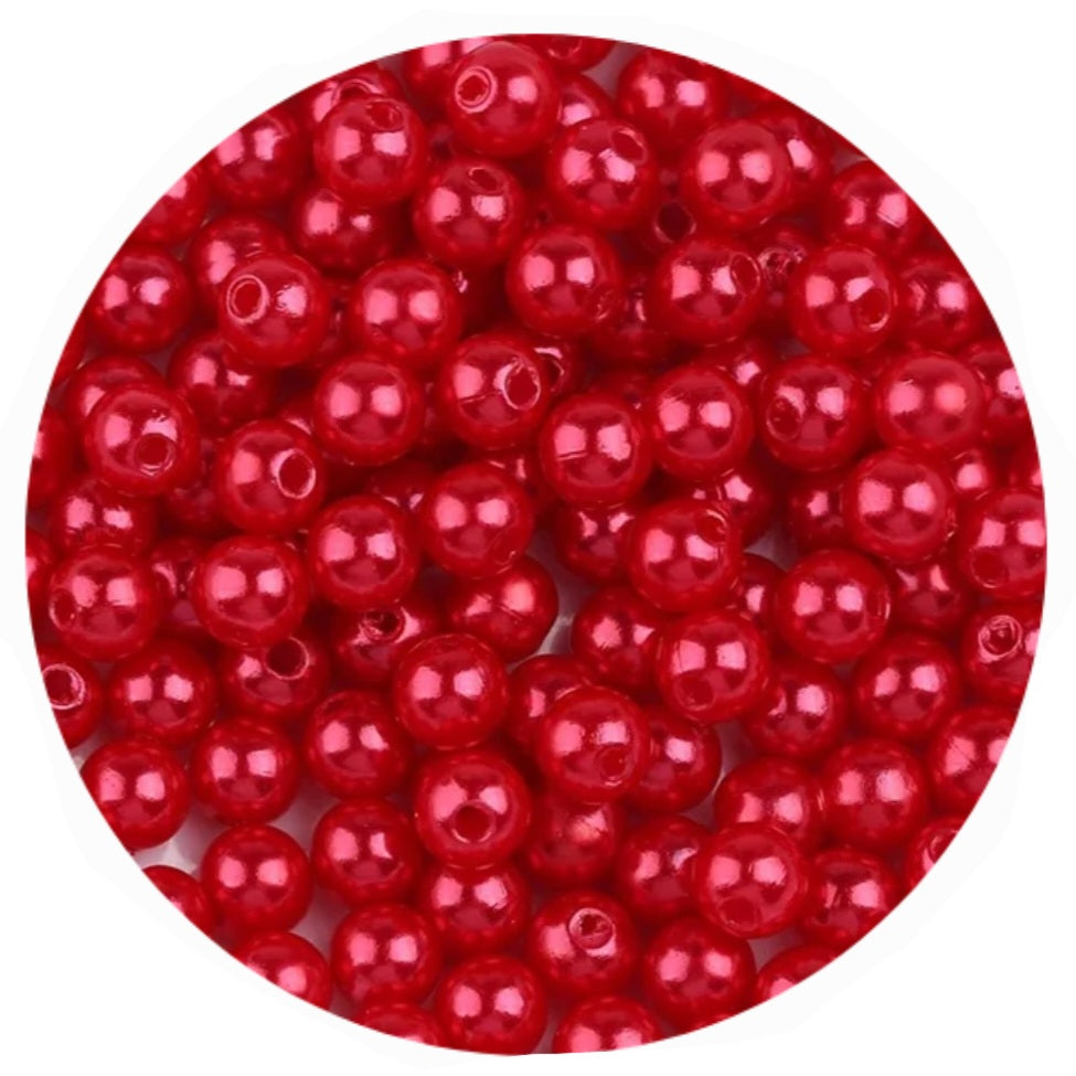 10g Acryl parelkralen 4mm -  Diverse kleuren