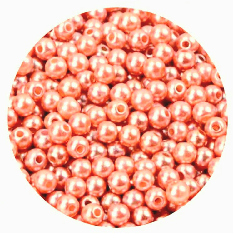 10g Acryl parelkralen 4mm -  Diverse kleuren