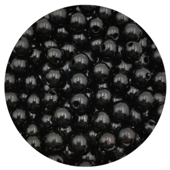 10g Acryl parelkralen 4mm -  Diverse kleuren
