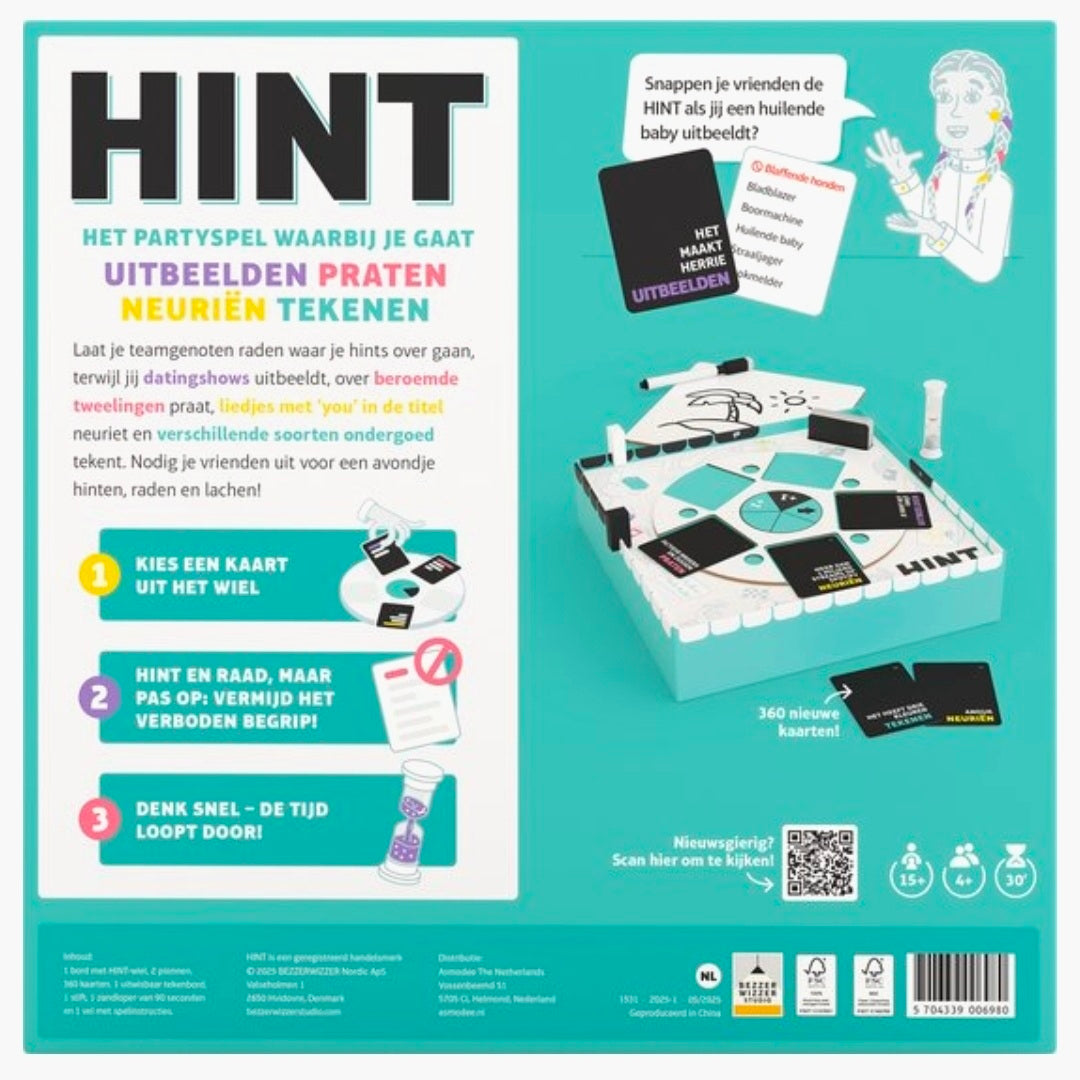Asmodee: Hint - Creatief,Raden en Tekenen