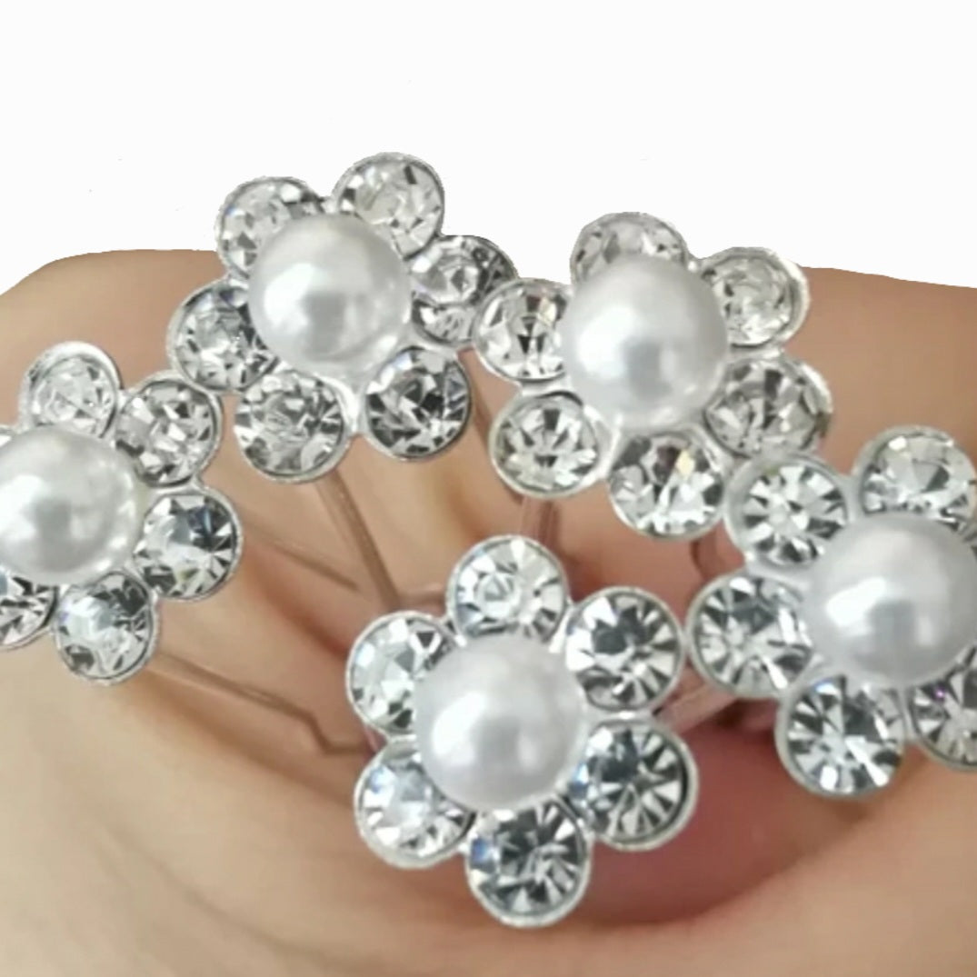 Bloem Haarpinnetjes - 5 Stuks