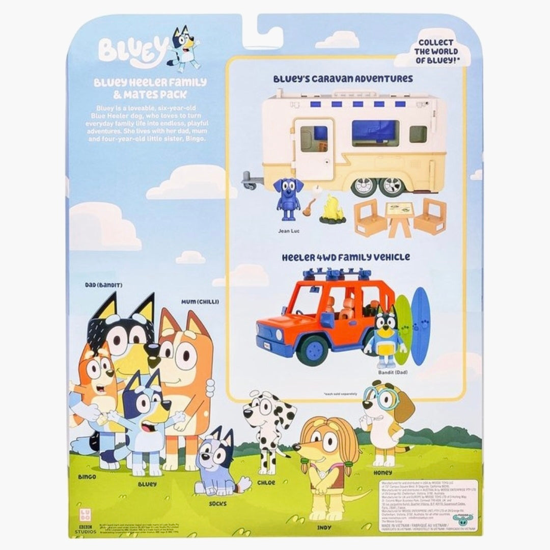 Bluey: 8 Speelfiguren set