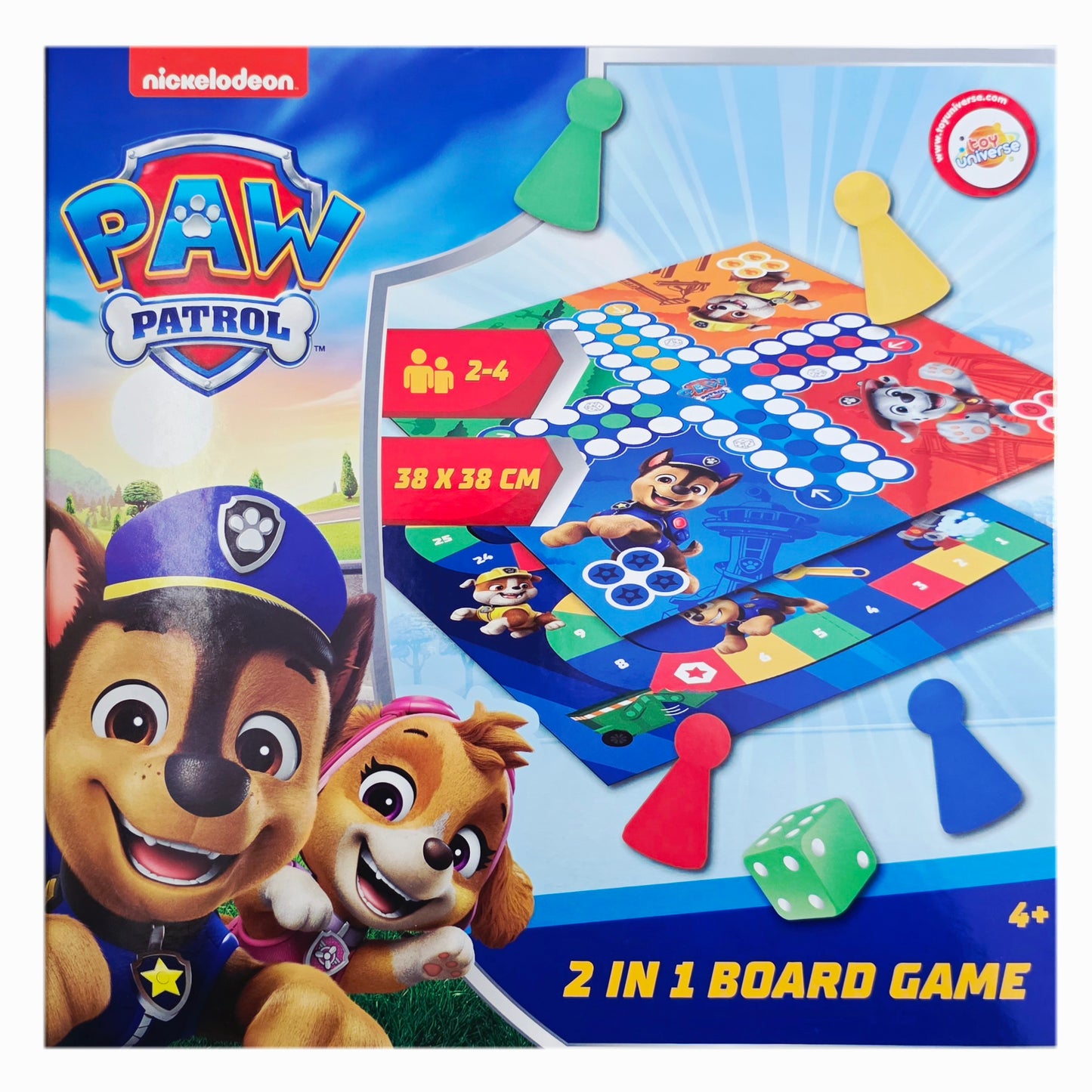 Paw Patrol: Bordspel 2 in 1