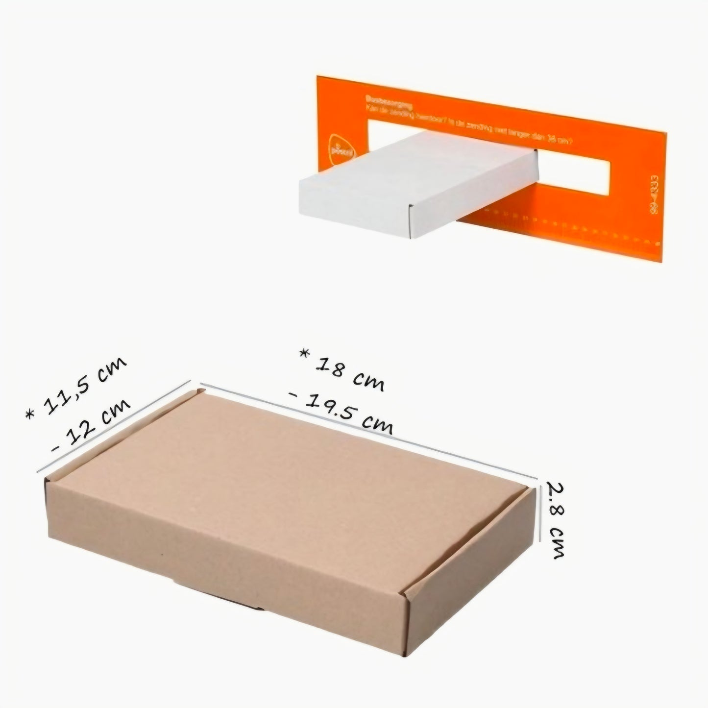 Brievenbusdoosjes A6 - 185x115x28mm (50st)