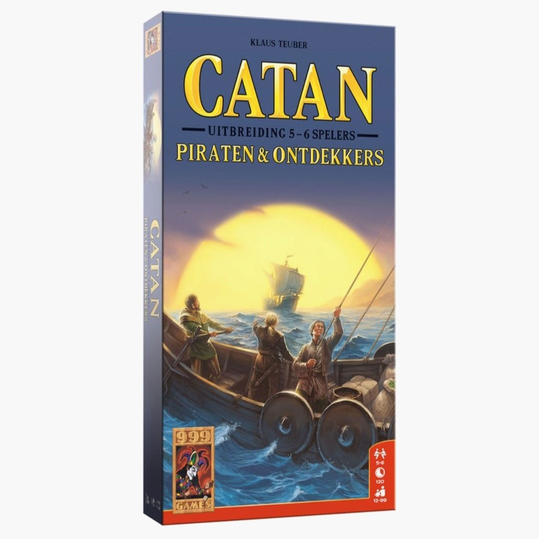 999 Games: Catan uitbreiding Piraten & Ontdekkers 5/6 Spelers