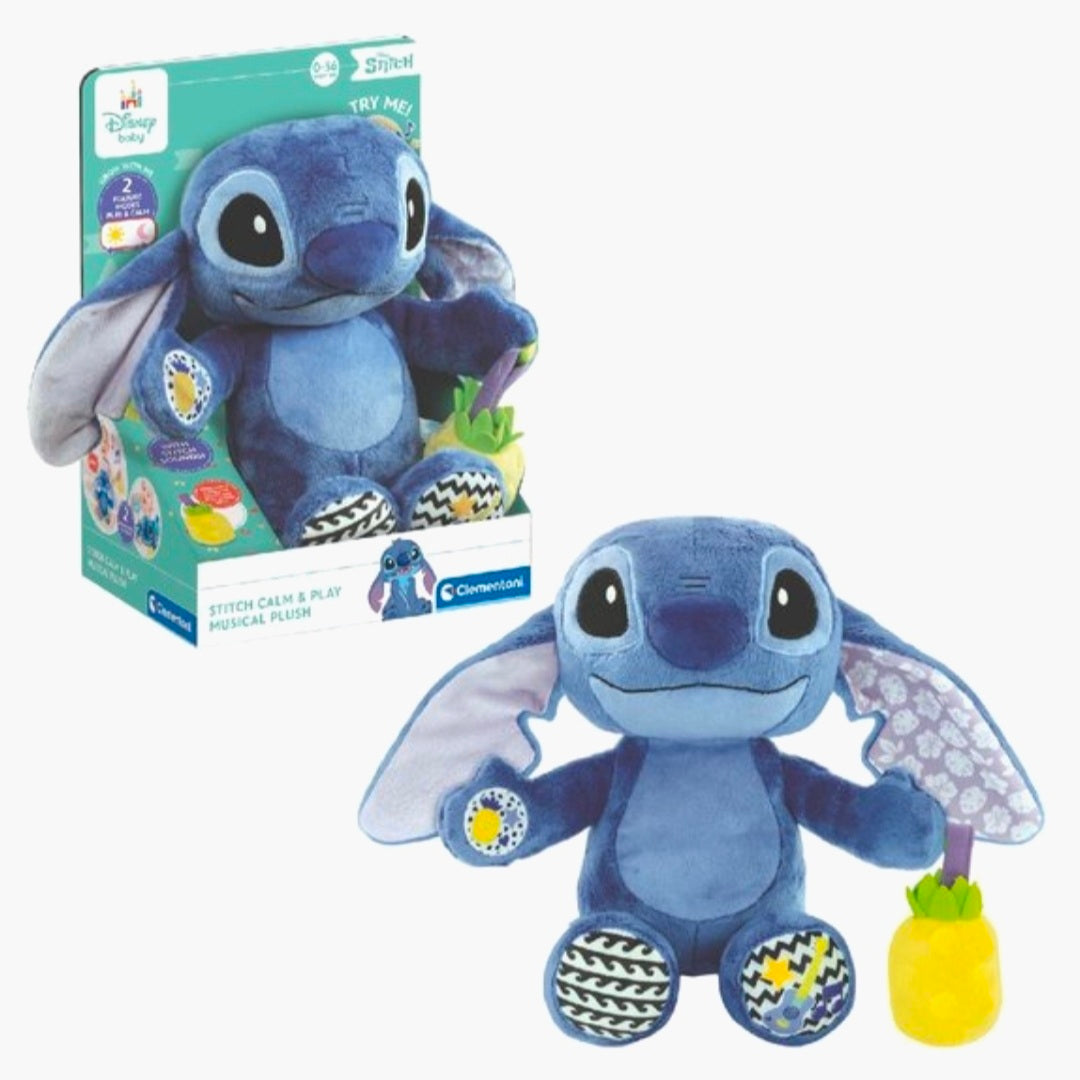 Clementoni: Stitch Knuffel met geluid (0-36M)  -  Multiplaza