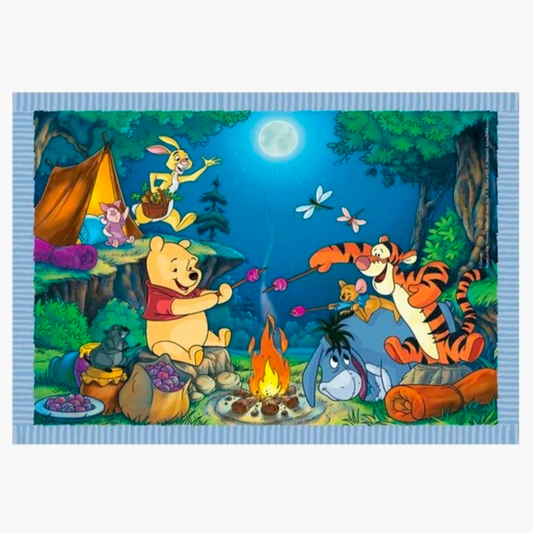 Clementoni: Winnie de Pooh 4 Puzzels - 12+16+20+24