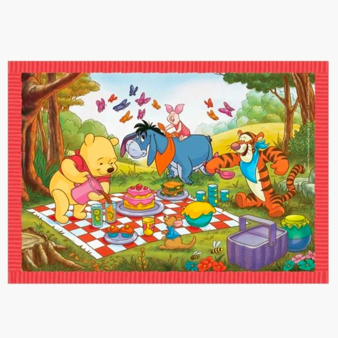 Clementoni: Winnie de Pooh 4 Puzzels - 12+16+20+24