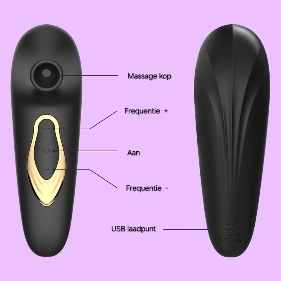 Luchtdruk vibrator - zuiger - stimulator