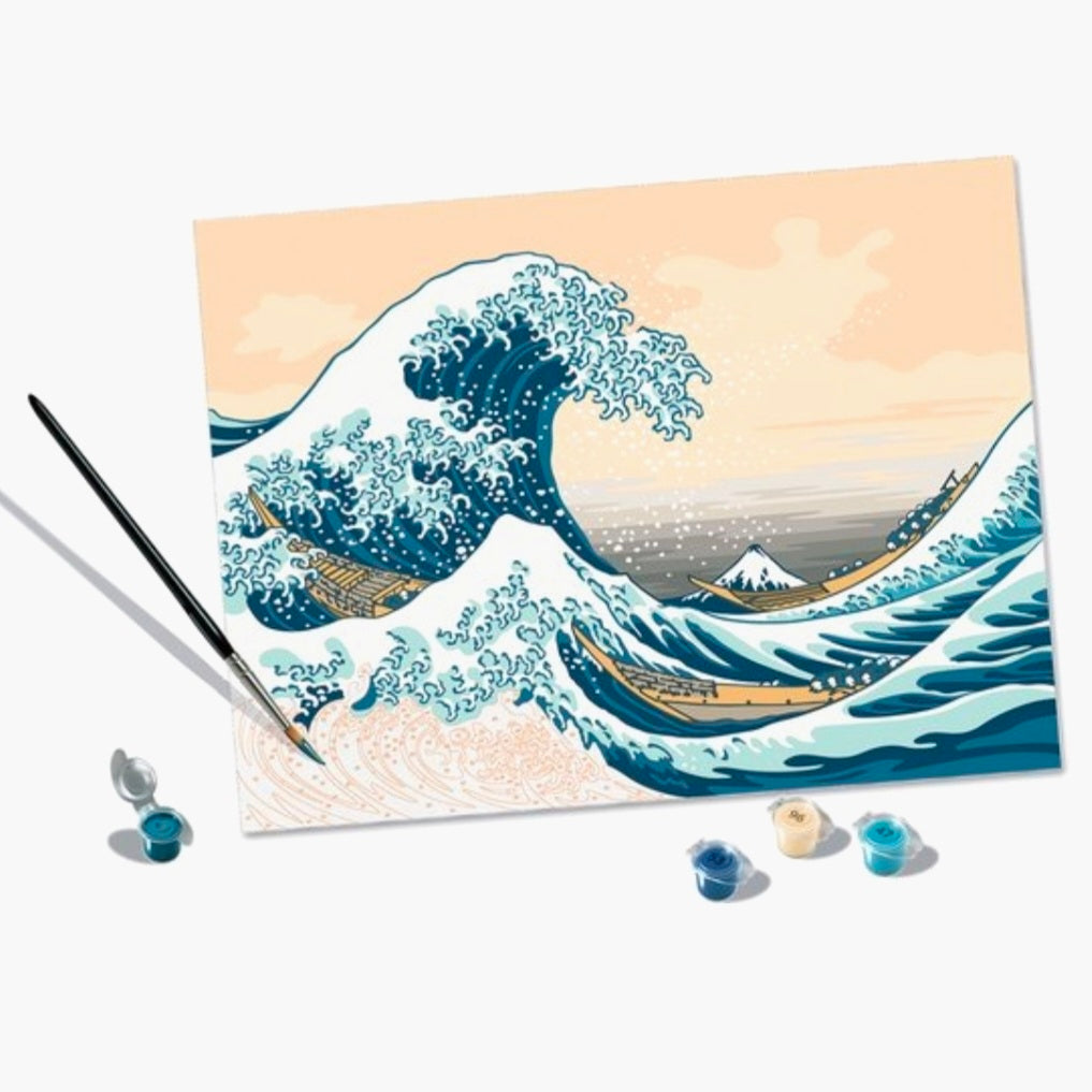 Ravensburger: CreArt Hokusai - The Great Wave - Schilderen op Nummer