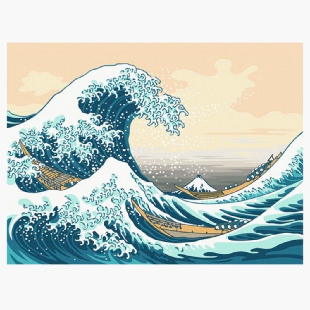 Ravensburger: CreArt Hokusai - The Great Wave - Schilderen op Nummer