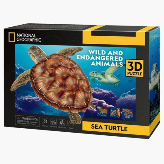 National Geographic: 3D Zeeschildpad - 31 stukjes