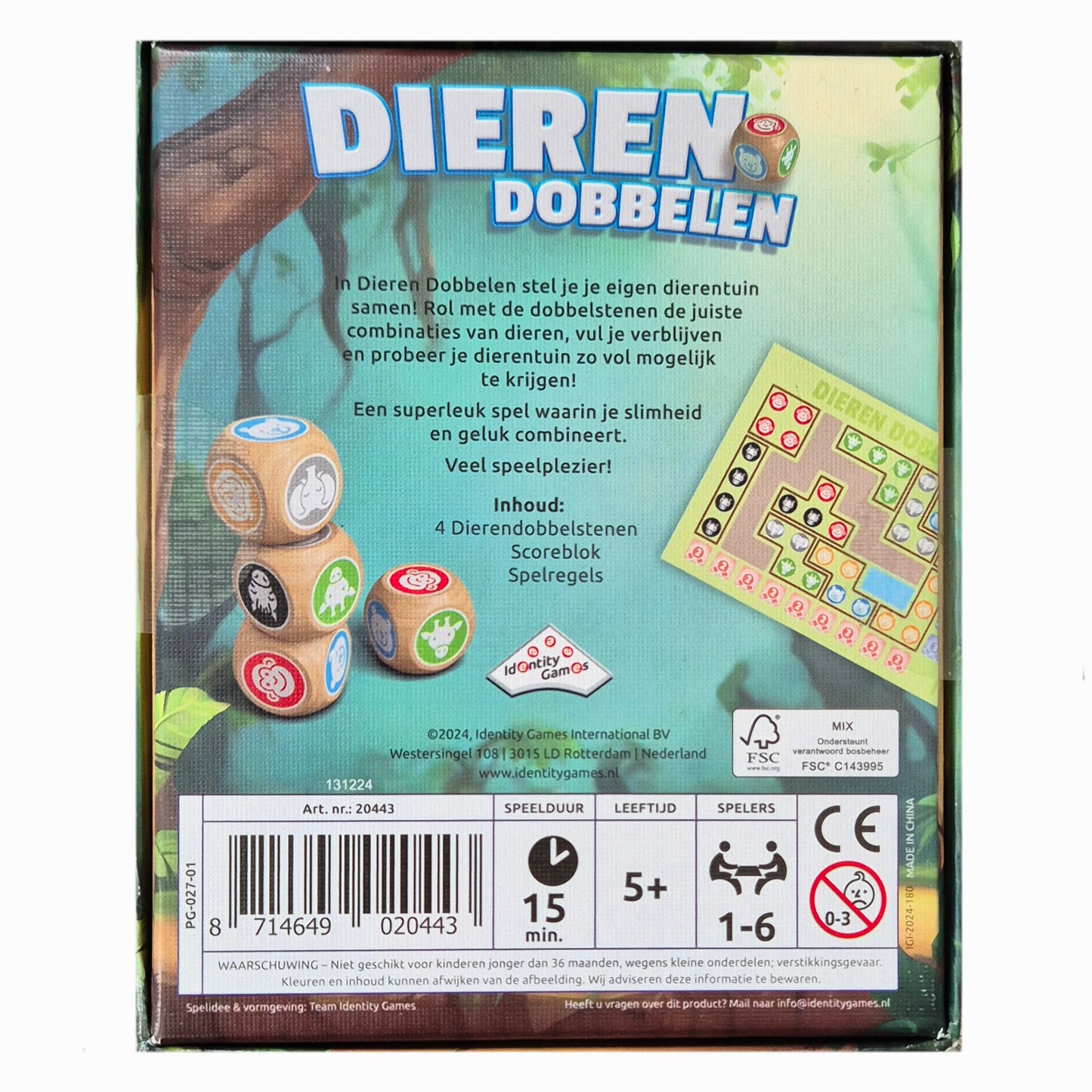 Identity Games: Dieren dobbelen