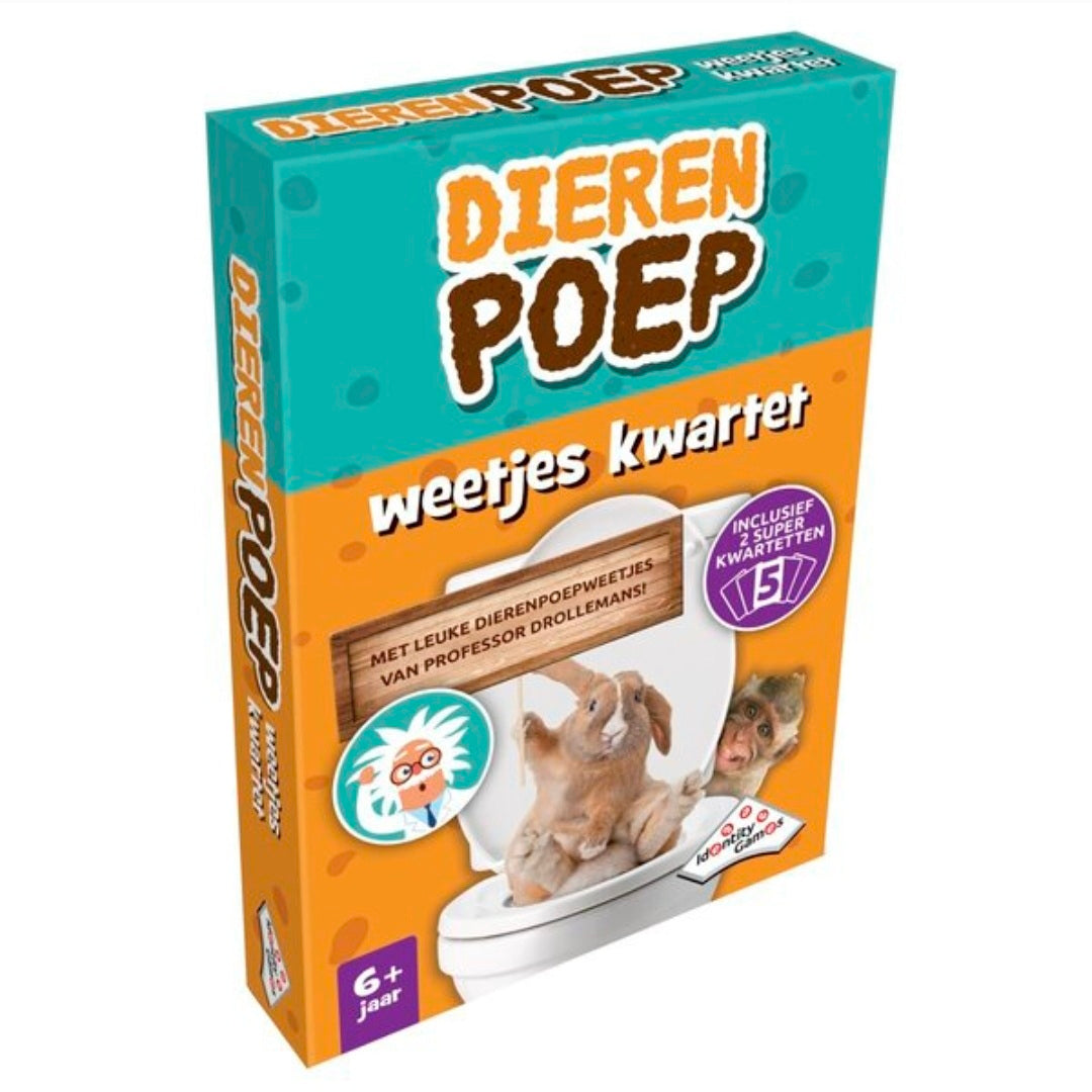 Identity Games: Dierenpoep weetjes - Kwartet