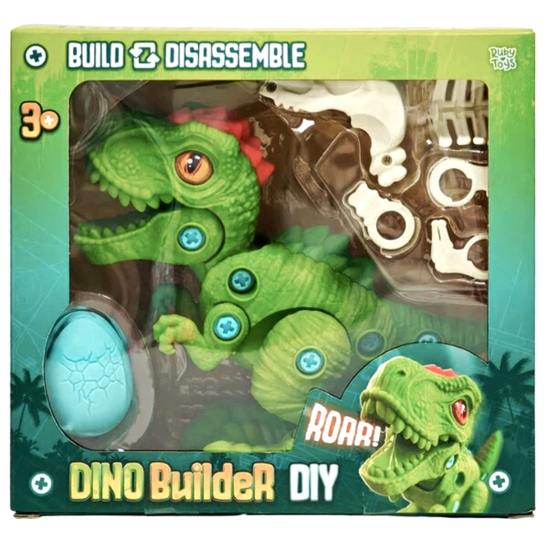 Ruby Toys: Dino Builder DIY - Build Disassemble - Groen