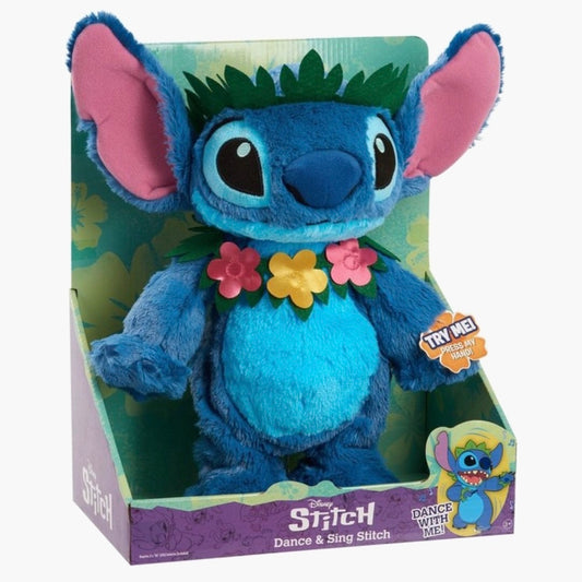 Stitch: Dance & Sing Knuffel - 40cm