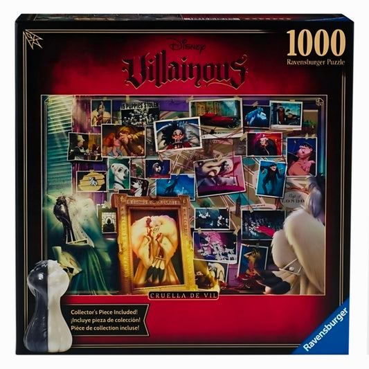Ravrnsburger: Disney Villainois - Cruella de Vil - 1000