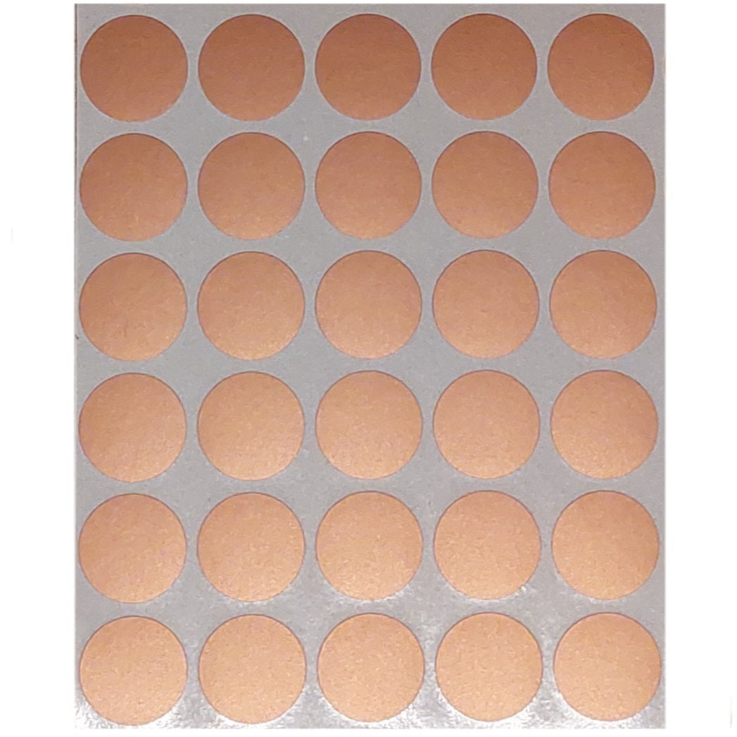 2cm Ronde Etiket stickers - 150 stuks - Metallic kleuren