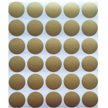 2cm Ronde Etiket stickers - 150 stuks - Metallic kleuren