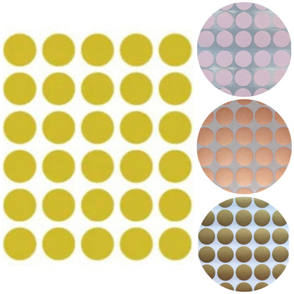2cm Ronde Etiket stickers - 150 stuks - Metallic kleuren