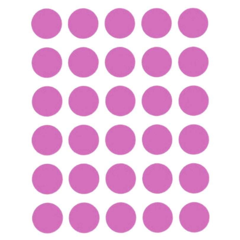 2cm Ronde Etiketten (150 Stuks) - Diverse kleuren