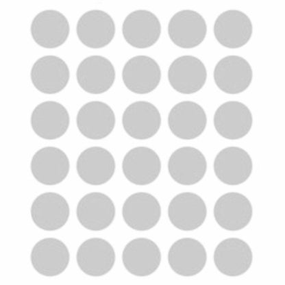 2cm Ronde Etiket stickers - 150 stuks - Metallic kleuren