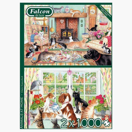 Falcon: Animals at Home - 2x 1000